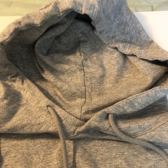 Honey Punch Gray Long Sleeve Drawstring Hoodie - Picture 5 of 6